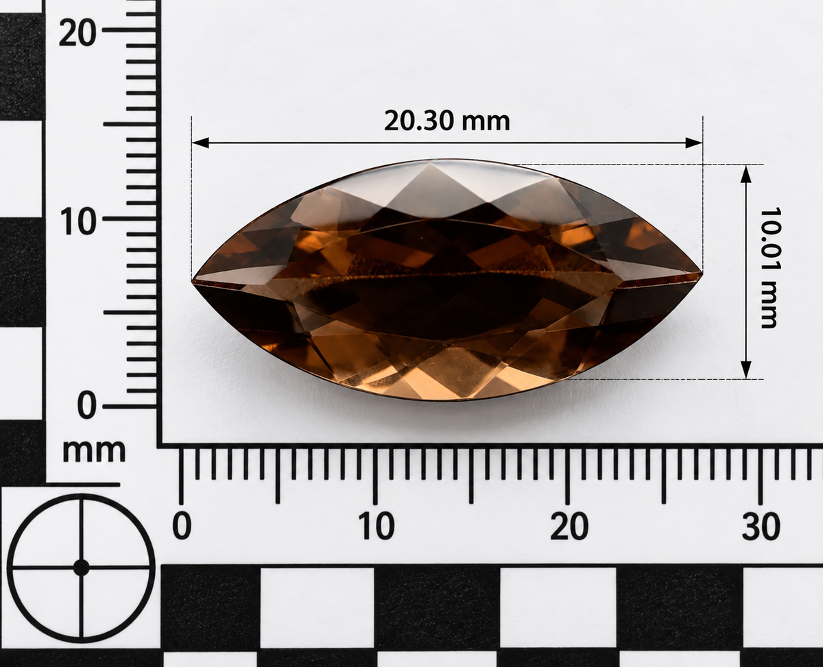 SMOKY QUARTZ 🤎 CT 7.10