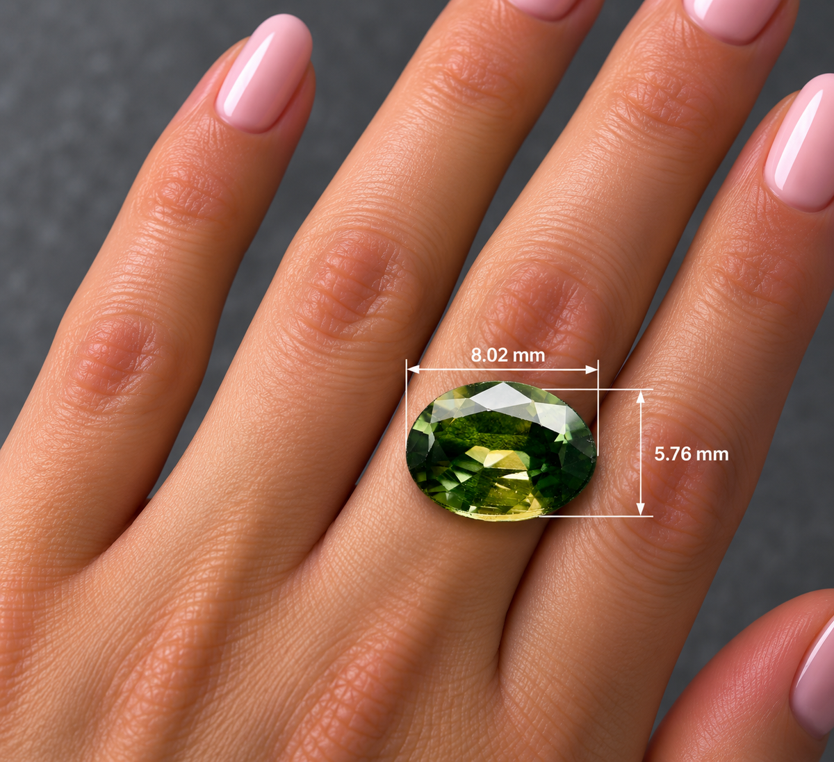 Zaffiro Bicolore Naturale Ovale 1.50ct – Pietra Preziosa Rara per Alta Gioielleria