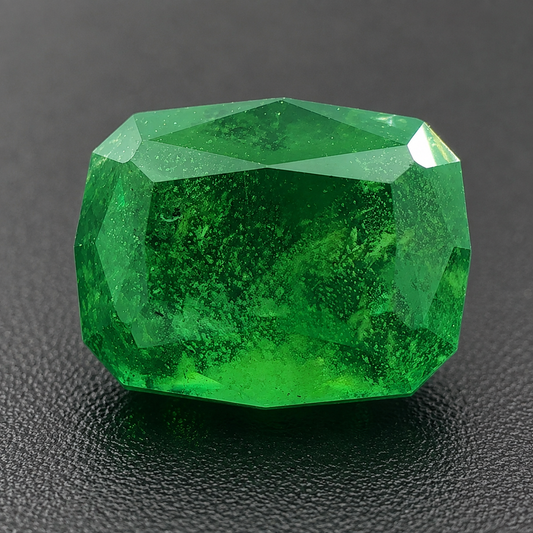 Tsavorite Naturale Cushion 1.00ct – Gemma Rara Verde per Gioielleria
