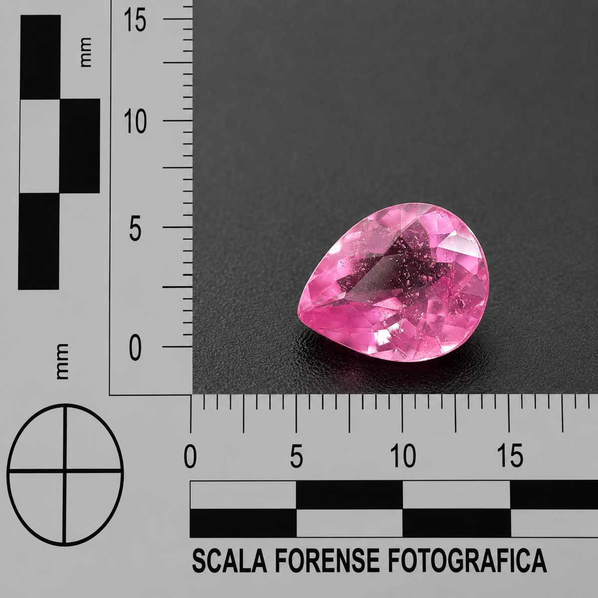 Tormalina Rosa Goccia 1.00ct – Pietra Preziosa per Gioielleria