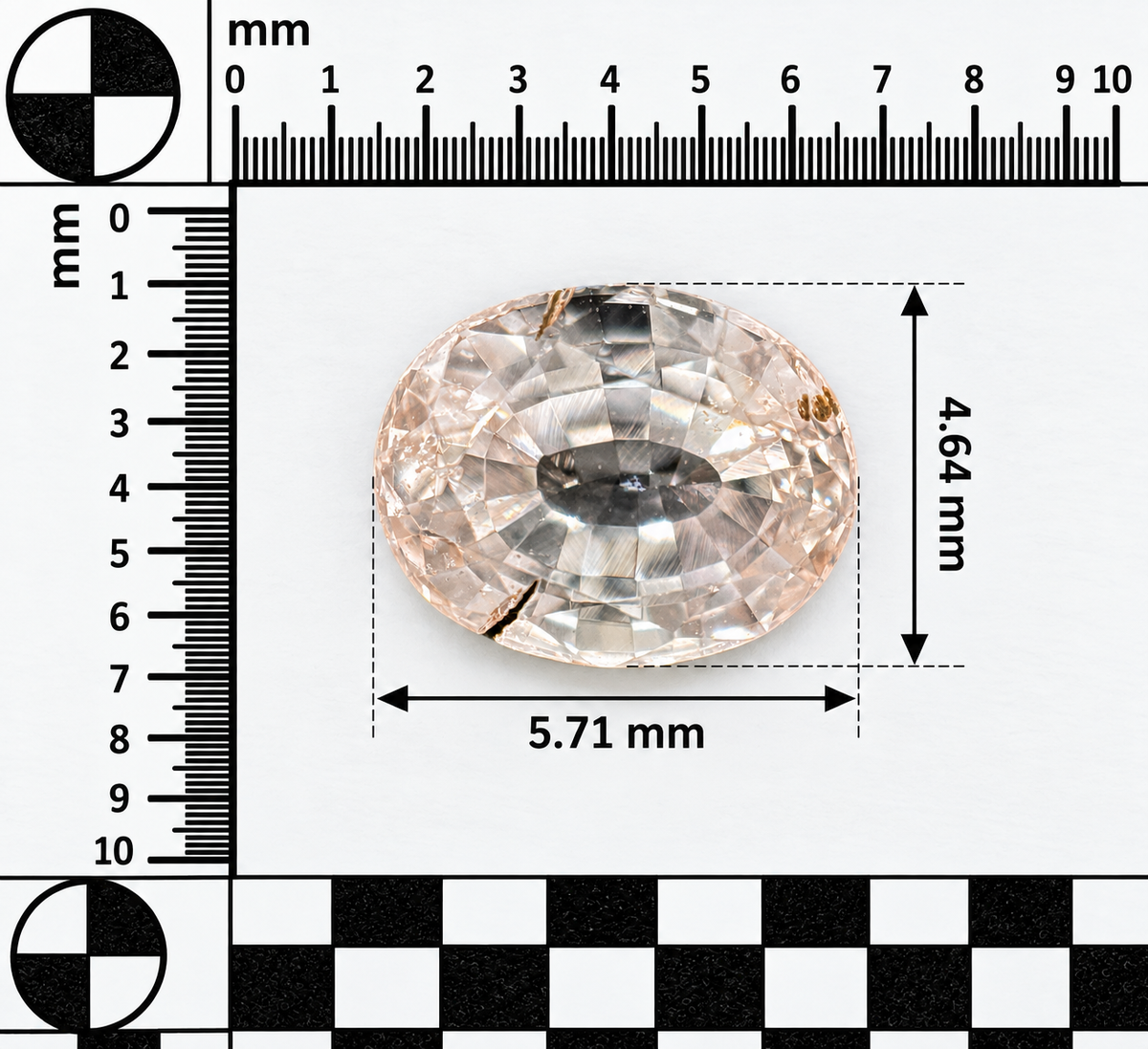 WHITE SPINEL 🤍 CT 0.75