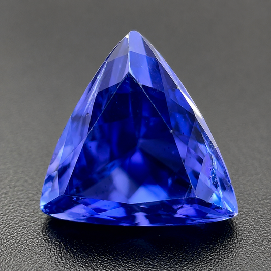 Tanzanite Trillion 5.50ct - Gemma Rara Viola per Alta Gioielleria