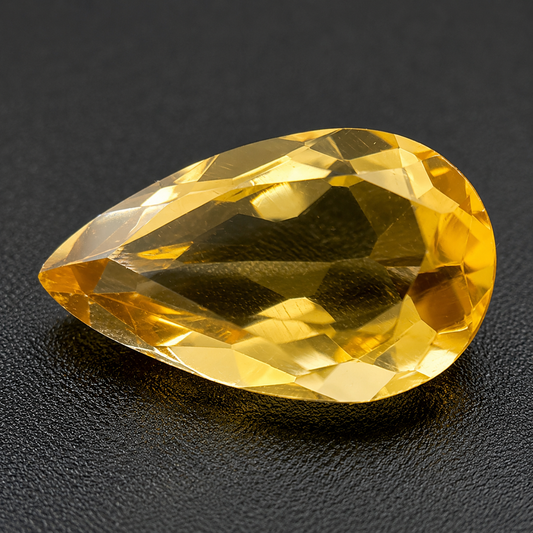 Eliodoro Naturale Goccia 3.10ct – Berillo Dorato per Alta Gioielleria