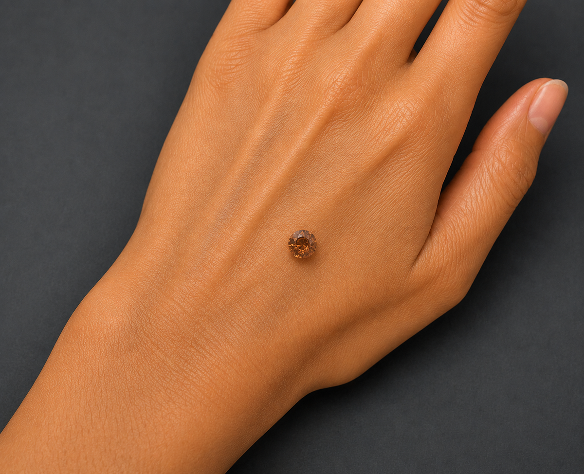 Granato ColorChange Naturale Tondo 0.80ct – Gemma Rara Cambia Colore