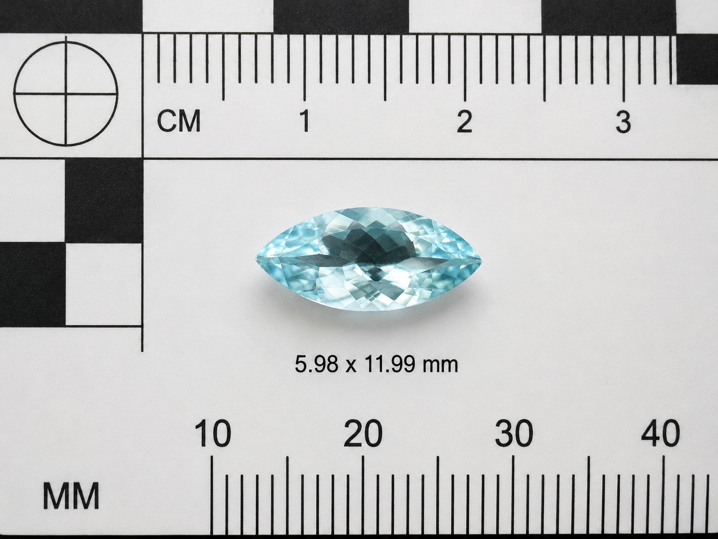 Acquamarina Naturale Marquise 1.35ct – Pietra Preziosa per Gioielleria