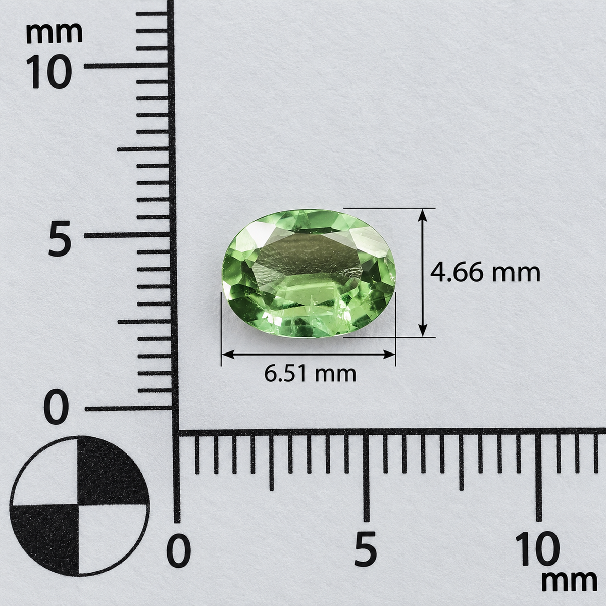 Zaffiro Verde Naturale Ovale 0.60ct – Pietra Preziosa per Alta Gioielleria