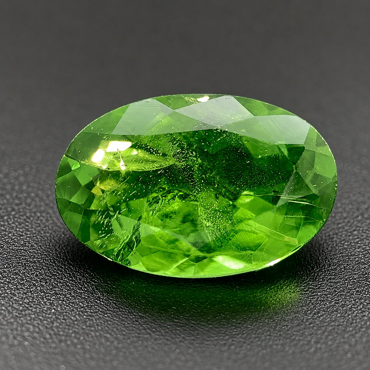 Tsavorite Naturale Ovale 1.45ct – Gemma Rara Verde per Gioielleria