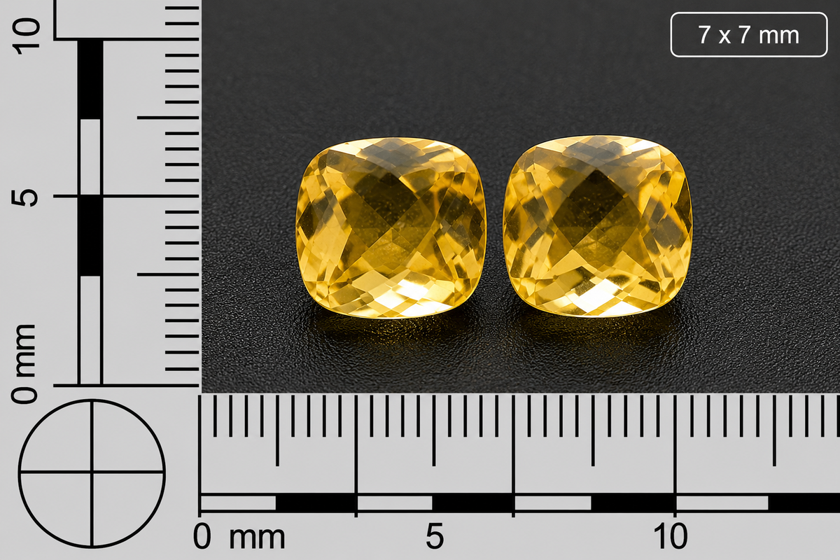 Eliodoro Naturale Cushion 2.95ct – Berillo Dorato per Alta Gioielleria