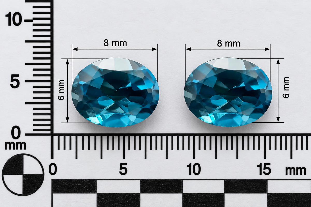 Topazio London Ovali 2.85ct – Pietra Preziosa per Gioielleria