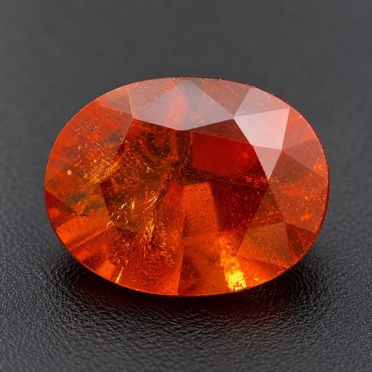 Spessartite Naturale Ovale 1.90ct – Granato Arancio per Alta Gioielleria