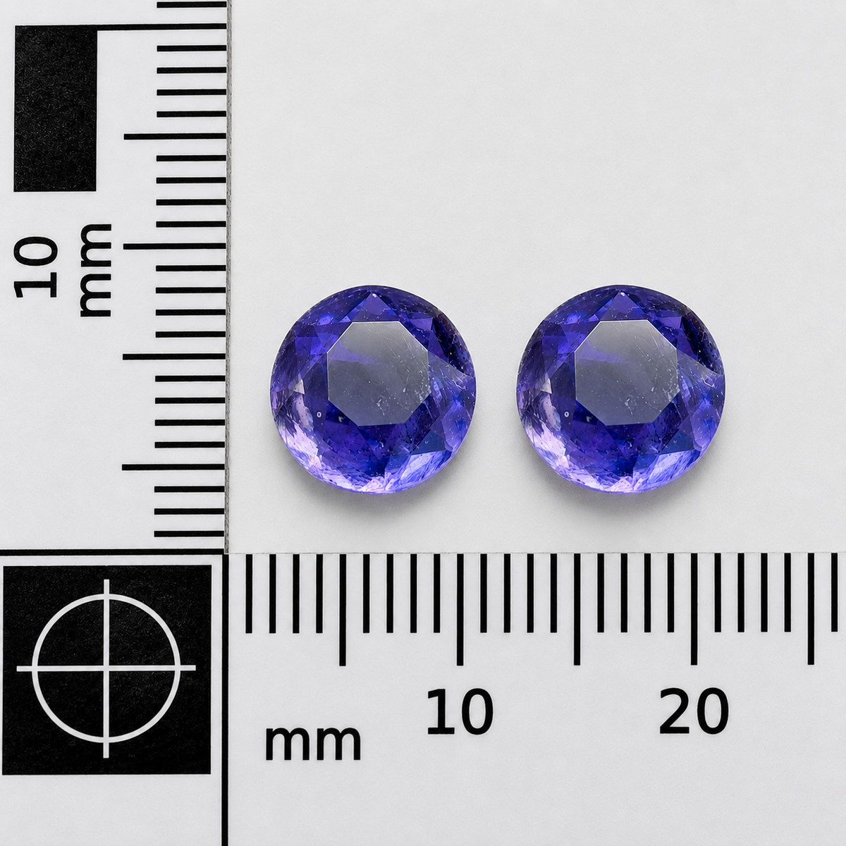 Iolite Naturale Tondi 2.70ct – Gemma Viola Pleocroica per Gioielleria