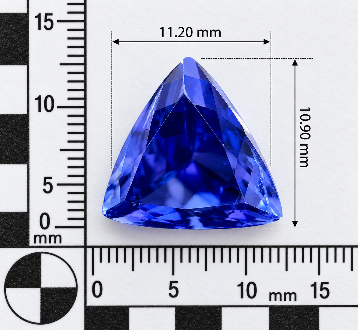 Tanzanite Trillion 5.50ct - Gemma Rara Viola per Alta Gioielleria