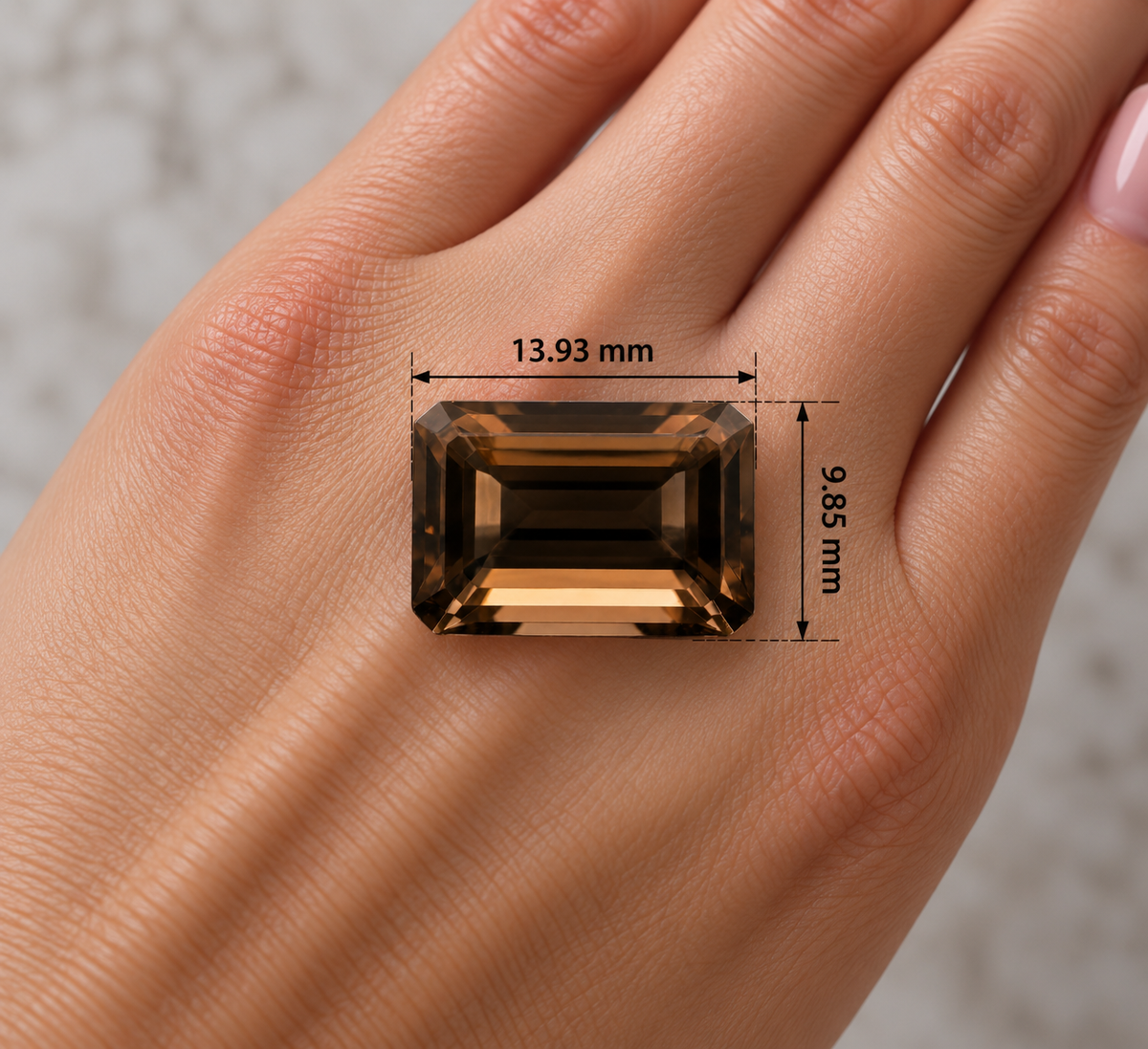 SMOKY QUARTZ 🤎 CT 7.55