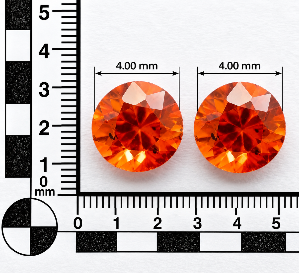 ORANGE SAPPHIRE 🧡 CT 0.60