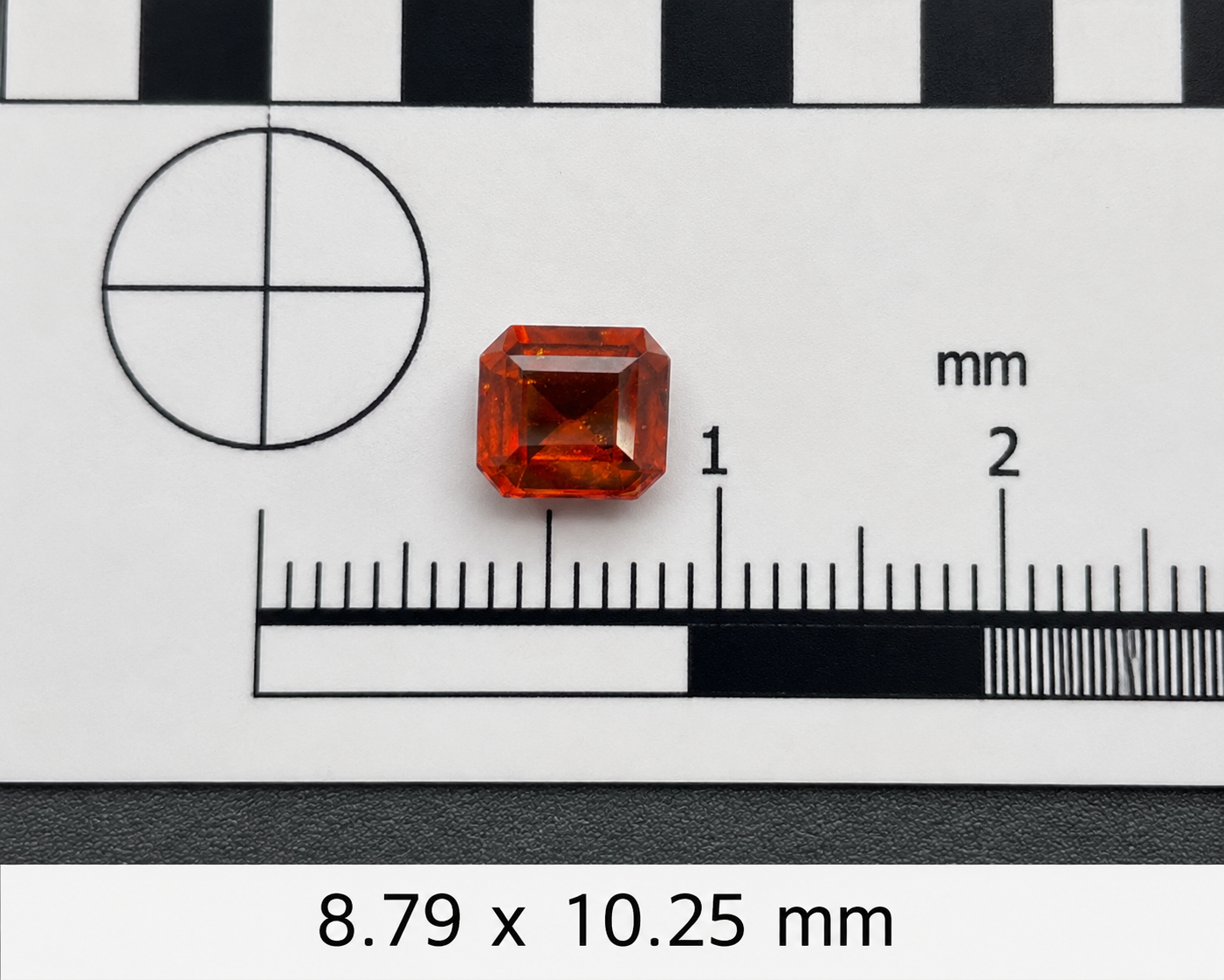 Hessonite Naturale Ottagono 4.25ct – Granato Arancio Raro per Gioielleria