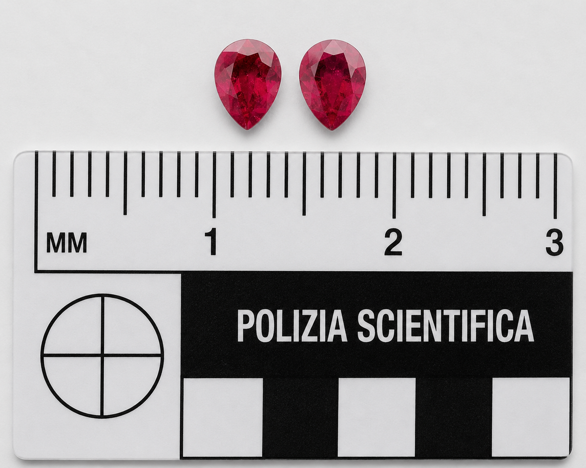 Rubino Naturale Gocce 1.15ct – Pietra Preziosa per Gioielleria