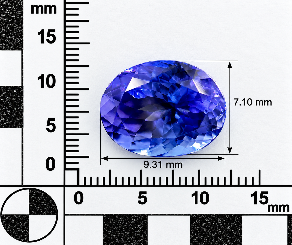 Tanzanite Naturale Ovale 2.40ct – Gemma Rara Viola per Alta Gioielleria