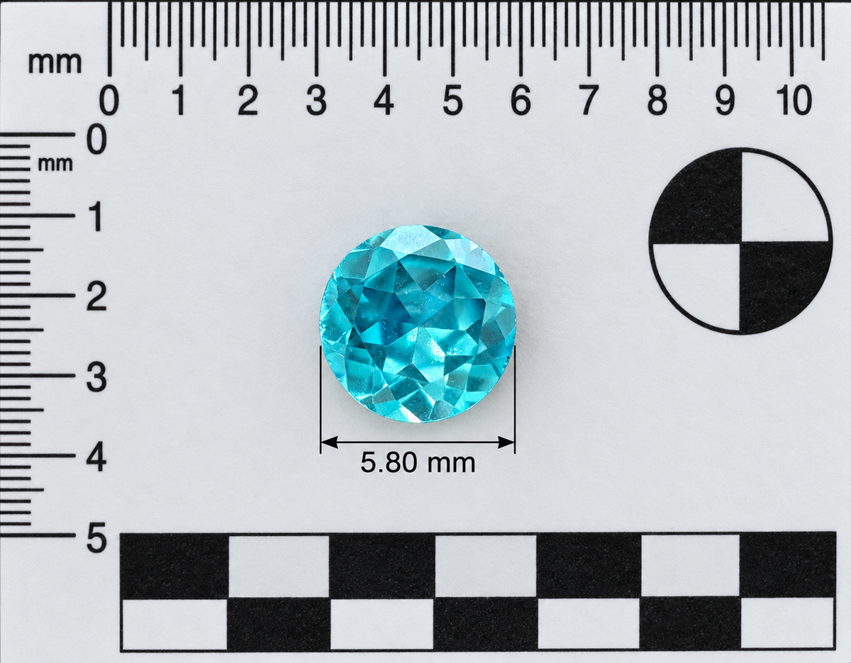 Zircone Naturale Tondo 1.05ct – Pietra Preziosa per Gioielleria