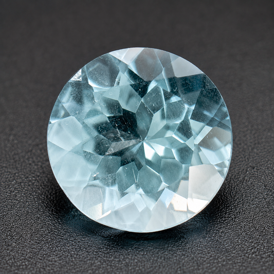 Acquamarina Naturale Tondo 1.40ct – Pietra Preziosa per Gioielleria