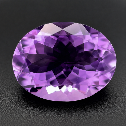 Ametista Naturale Ovale 15.55ct – Pietra Preziosa Viola per Alta Gioielleria