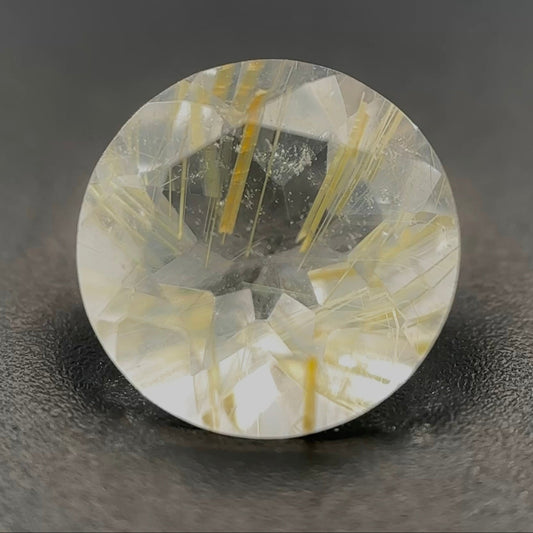 Quarzo Rutilato Naturale Tondo 1.60ct – Pietra Sempreziosa per Gioielleria