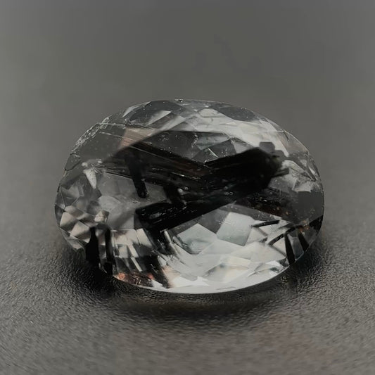 QUARZO TORMALINATO 🤍🖤 CT 2.55