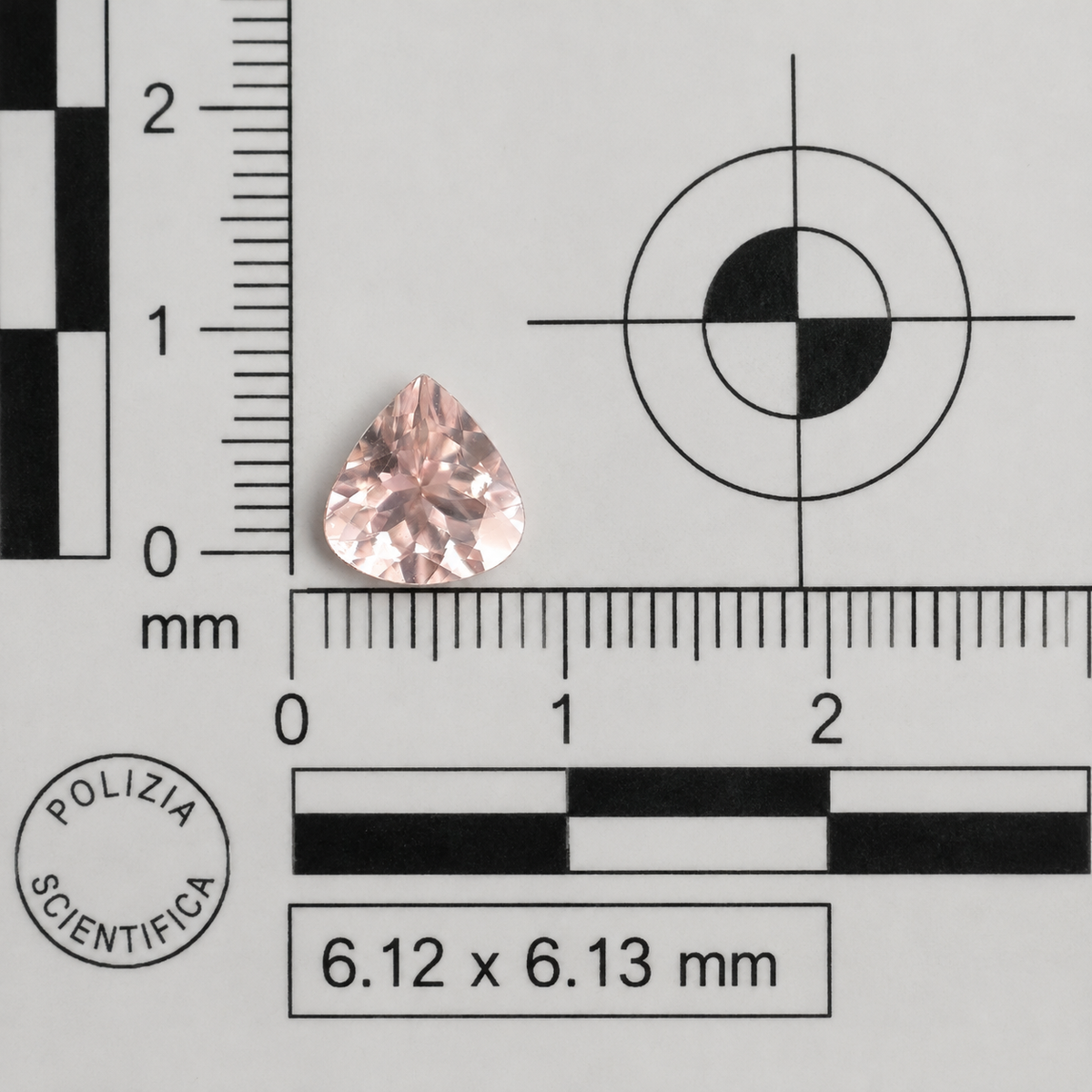 Morganite Naturale Goccia 0.65ct – Pietra Preziosa Rosa per Gioielleria