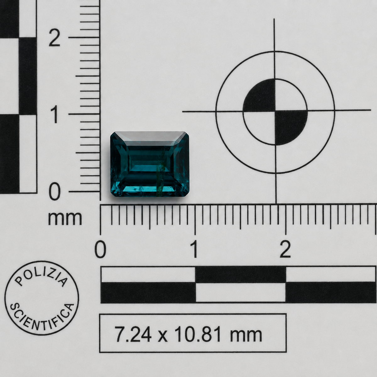 INDICOLITE TOURMALINE 💙 CT 3.95