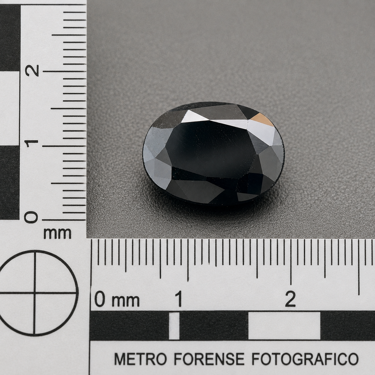 Zaffiro Nero Naturale Ovale 1.85ct – Pietra Preziosa per Alta Gioielleria