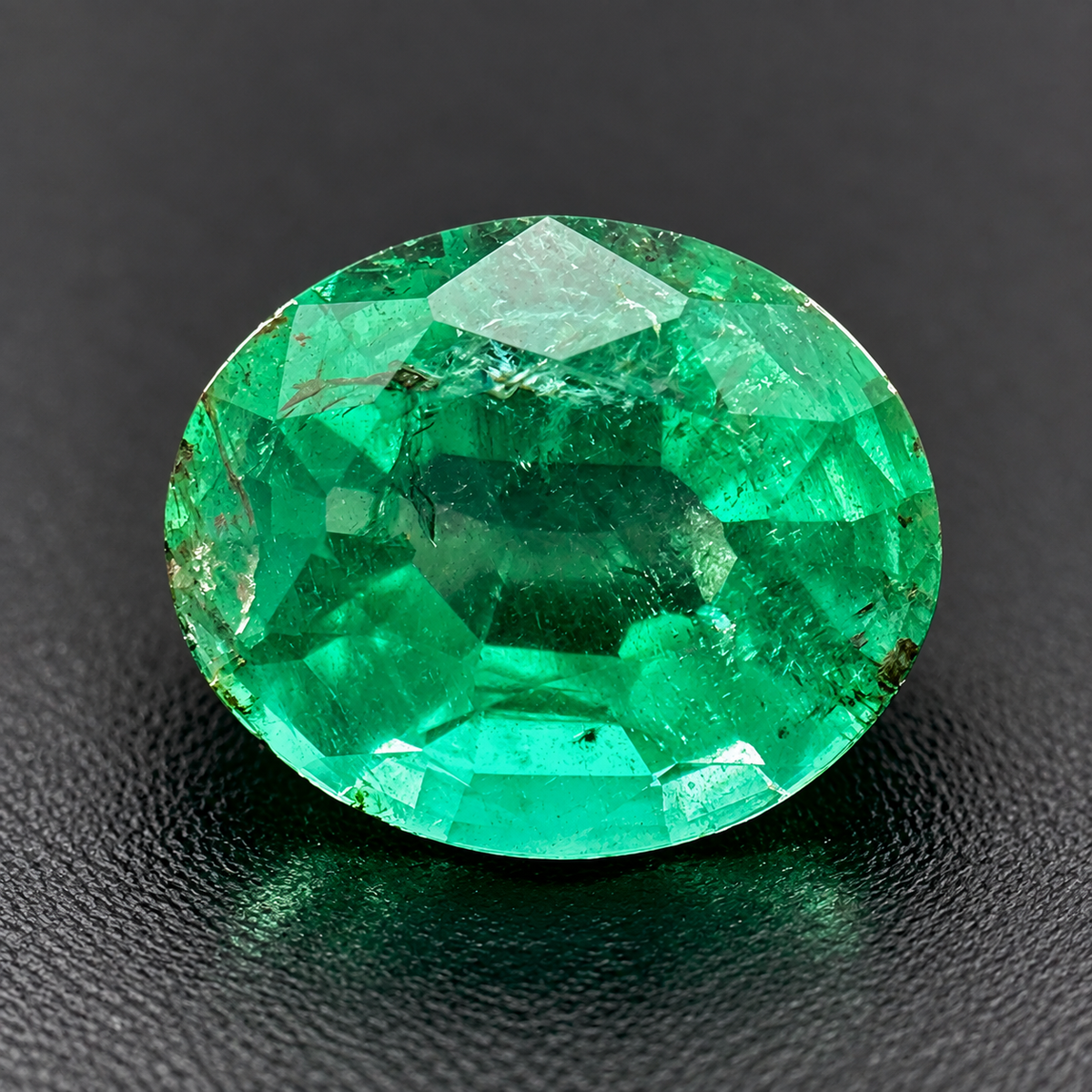 Smeraldo Naturale Ovale 0.55ct - Pietra Preziosa per Gioielleria
