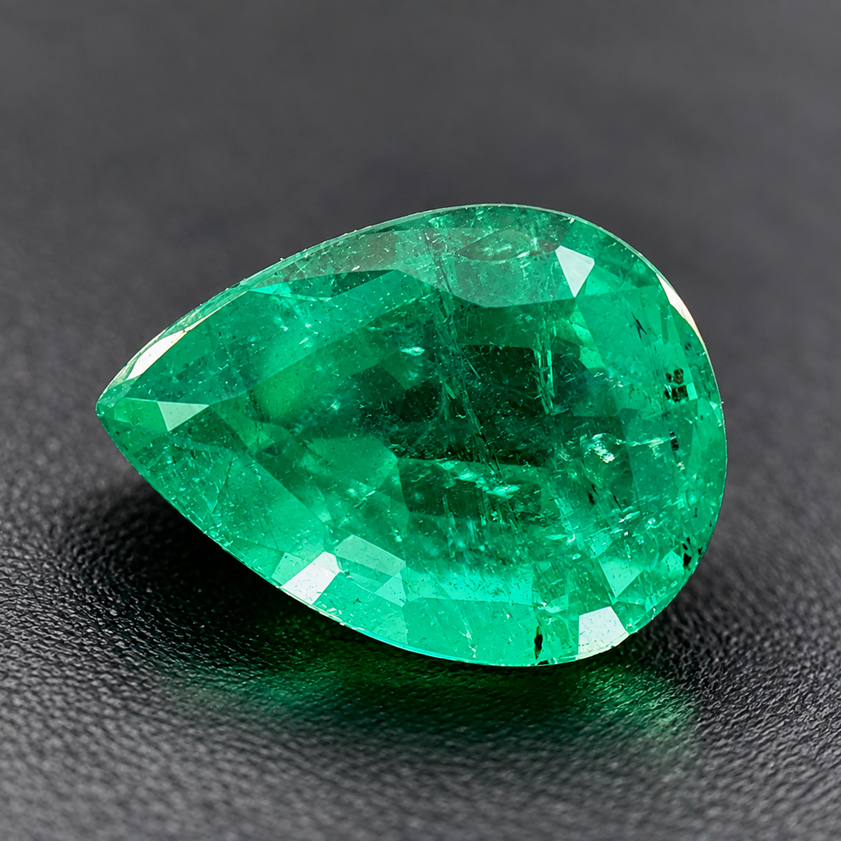 Smeraldo Naturale Goccia 0.70ct - Pietra Preziosa per Gioielleria