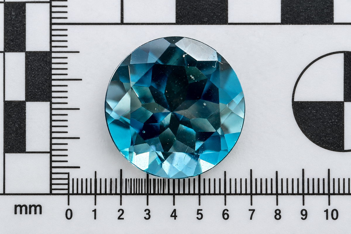 Topazio London Tondo 10.00ct – Pietra Preziosa per Gioielleria