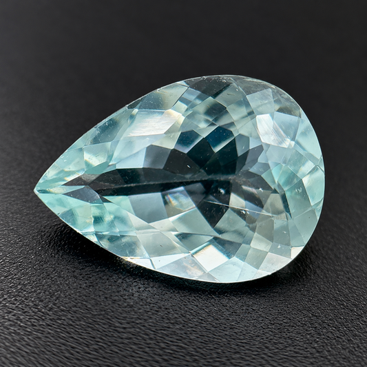 Acquamarina Naturale Goccia 4.45ct – Pietra Preziosa per Gioielleria