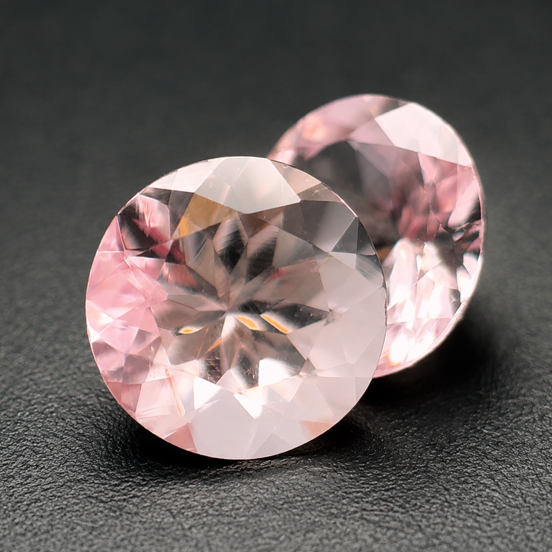 Morganite Naturale Tondi 1.55ct – Pietra Preziosa Rosa per Gioielleria