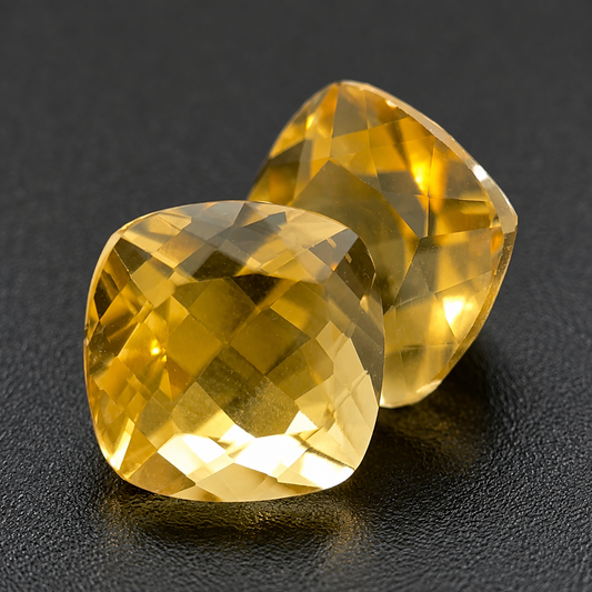 Eliodoro Naturale Cushion 2.95ct – Berillo Dorato per Alta Gioielleria