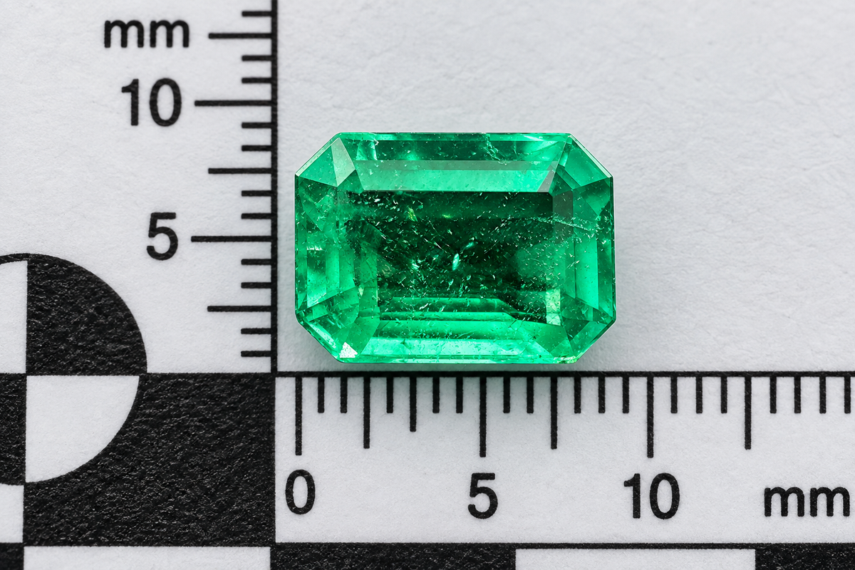 Smeraldo Naturale Ottagono 1.50ct - Pietra Preziosa per Gioielleria