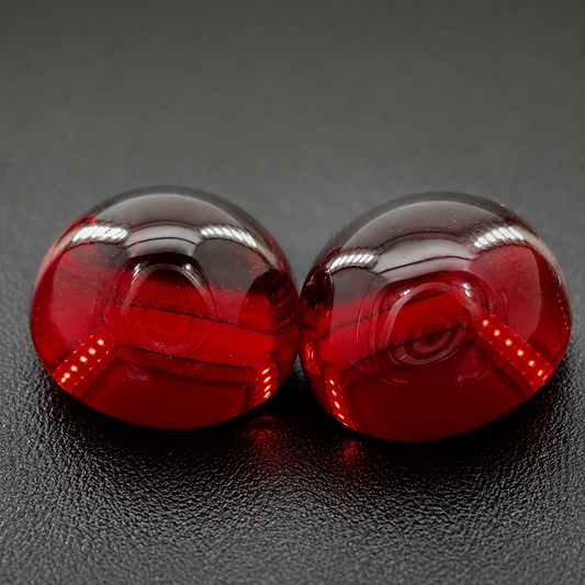 Granato Naturale Tondi Cabochon 3.25ct – Pietra Preziosa Rossa per Gioielleria