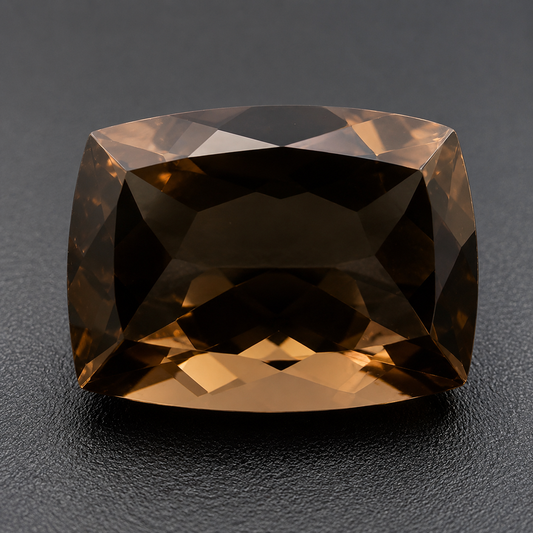 Quarzo Smoky Naturale Cushion 6.55ct – Pietra Semipreziosa per Gioielleria