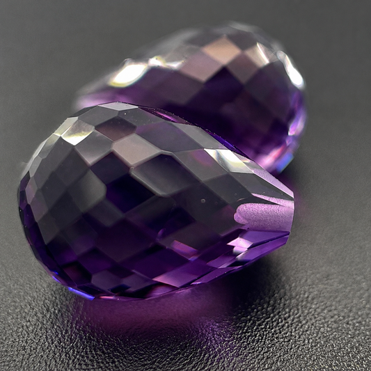 Ametista Naturale Drops 17.65ct – Pietra Preziosa Viola per Gioielleria