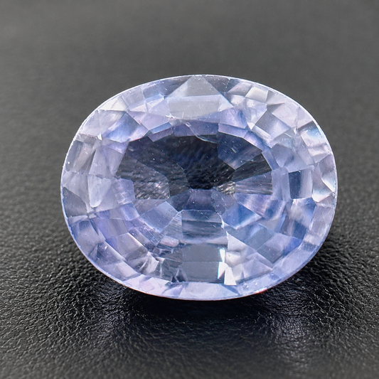 Zaffiro Lilla Naturale Ovale 0.60ct – Pietra Preziosa per Alta Gioielleria