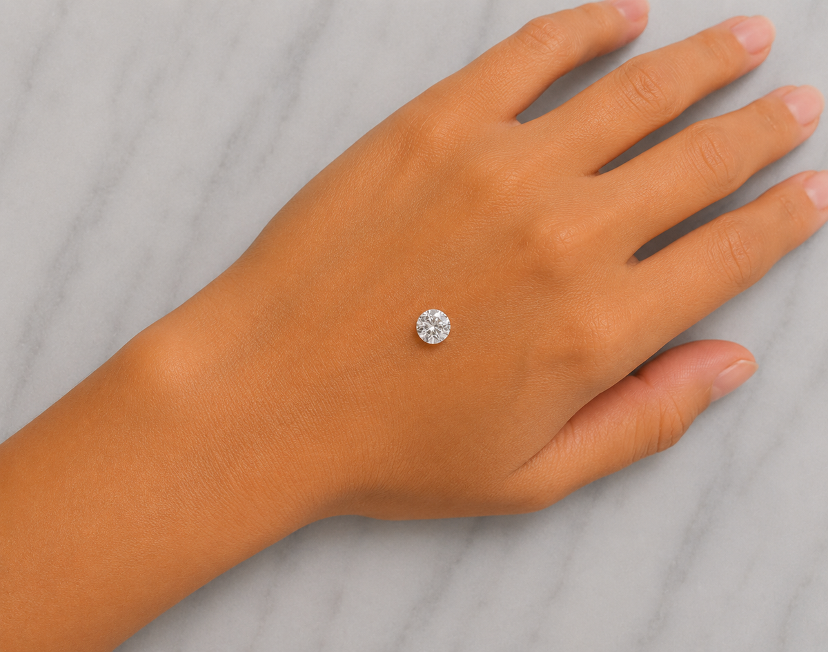 Zircone Naturale Tondo 1.45ct – Pietra Preziosa per Gioielleria