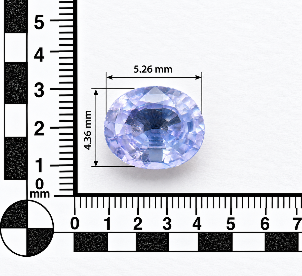 Zaffiro Lilla Naturale Ovale 0.60ct – Pietra Preziosa per Alta Gioielleria