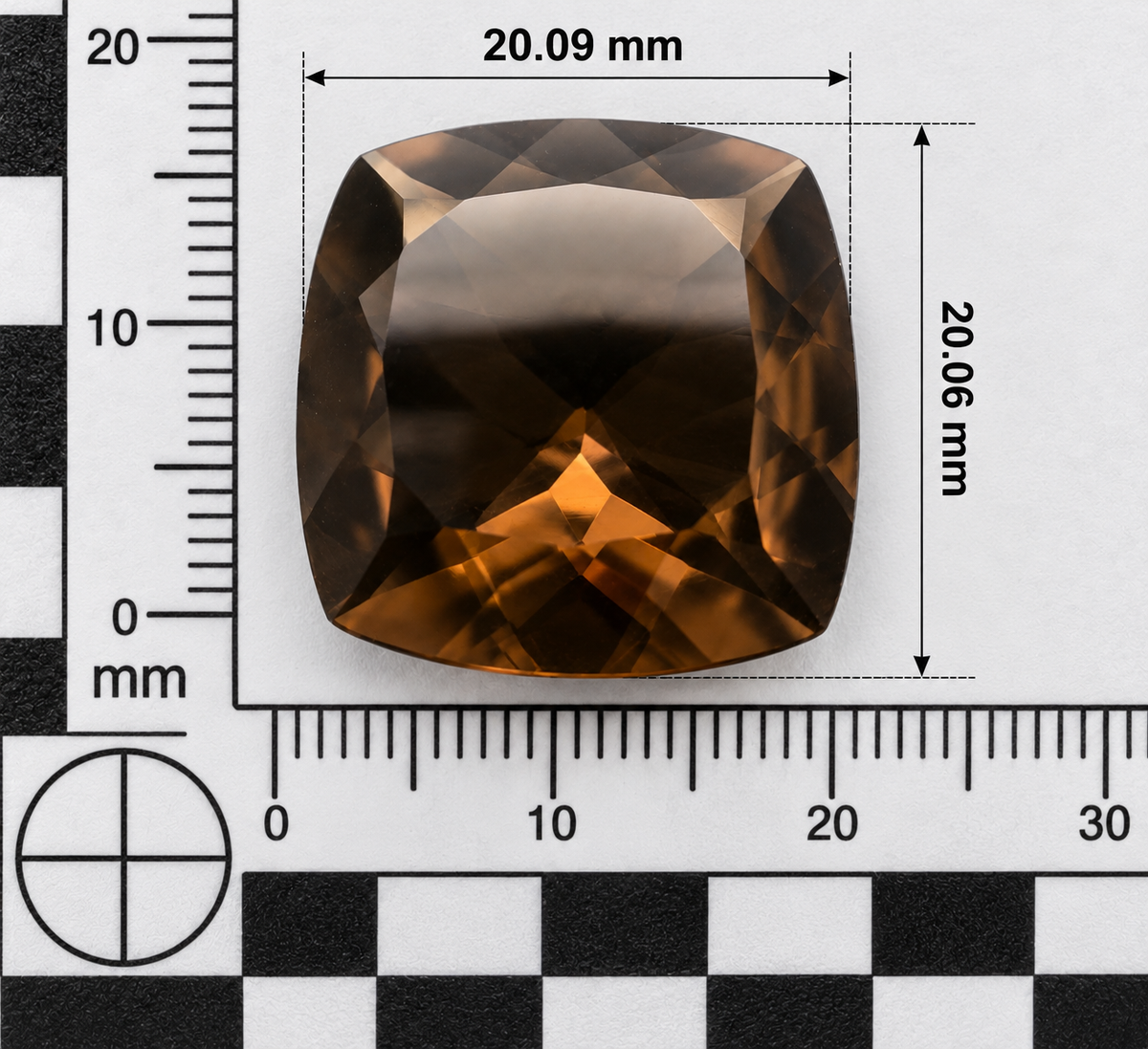 SMOKY QUARTZ 🤎 CT 23.25