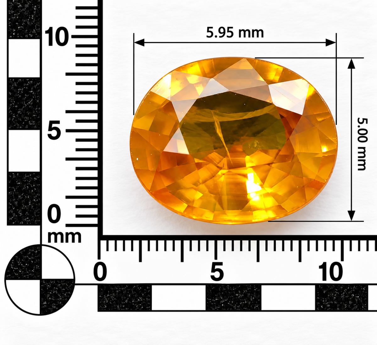 Zaffiro Giallo Naturale Ovale 0.80ct – Pietra Preziosa per Alta Gioielleria