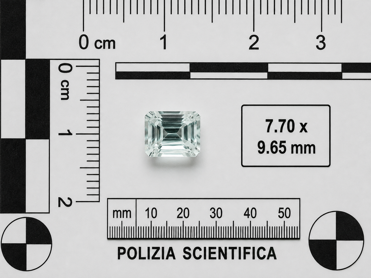 Acquamarina Naturale Ottagono 3.15ct – Pietra Preziosa per Gioielleria