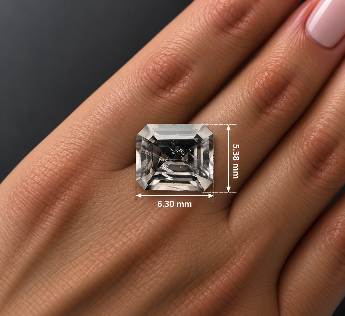 Spinello Grigio Naturale Ottagono 1.05ct – Gemma Rara per Alta Gioielleria