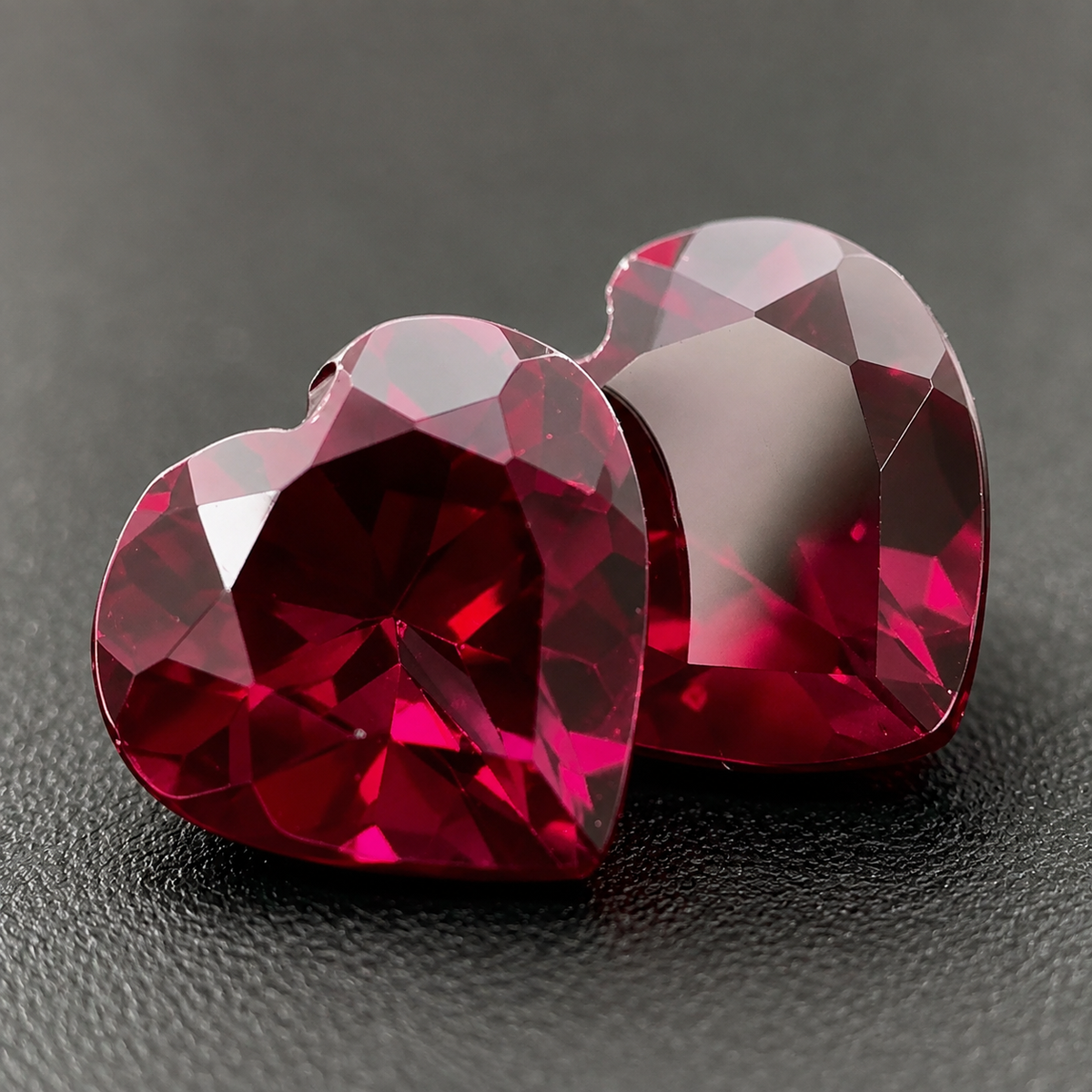 Rodolite Naturale Cuori 1.80ct – Granato Porpora per Alta Gioielleria