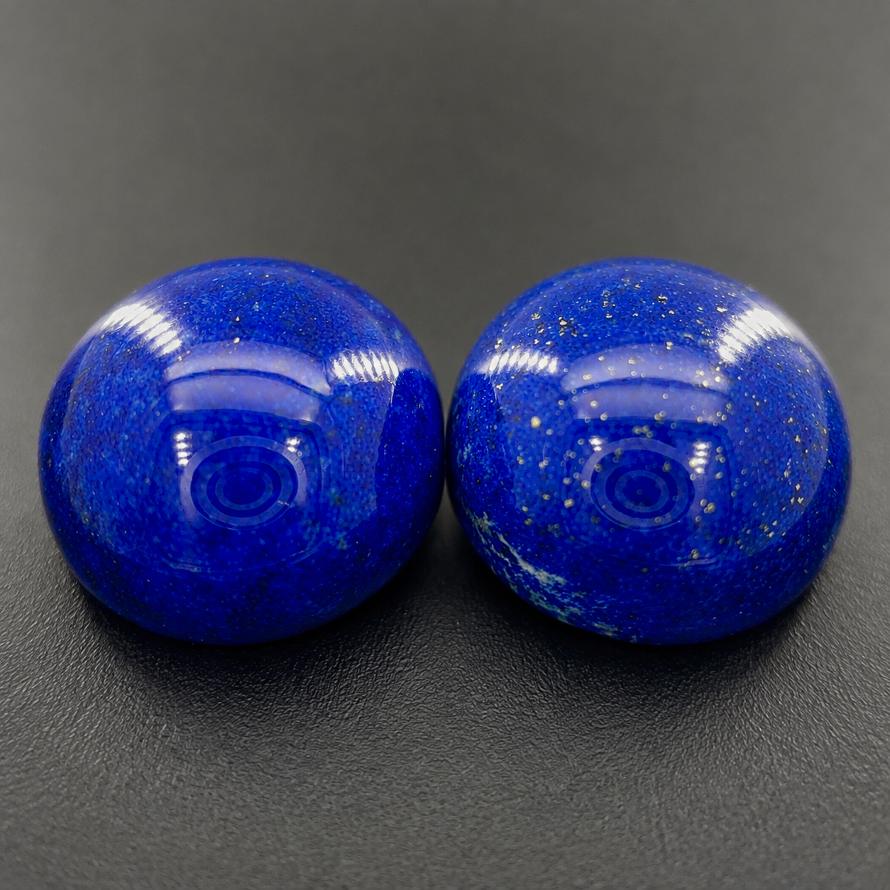 Lapislazzuli Naturale Tondi Cabochon 10.95ct - Pietra Semipreziosa per Gioielleria