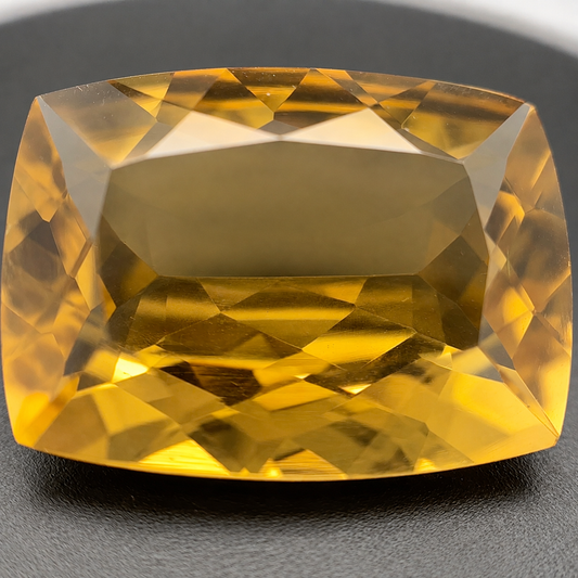 Citrino Naturale Cushion 29.25ct – Pietra Preziosa Gialla per Alta Gioielleria