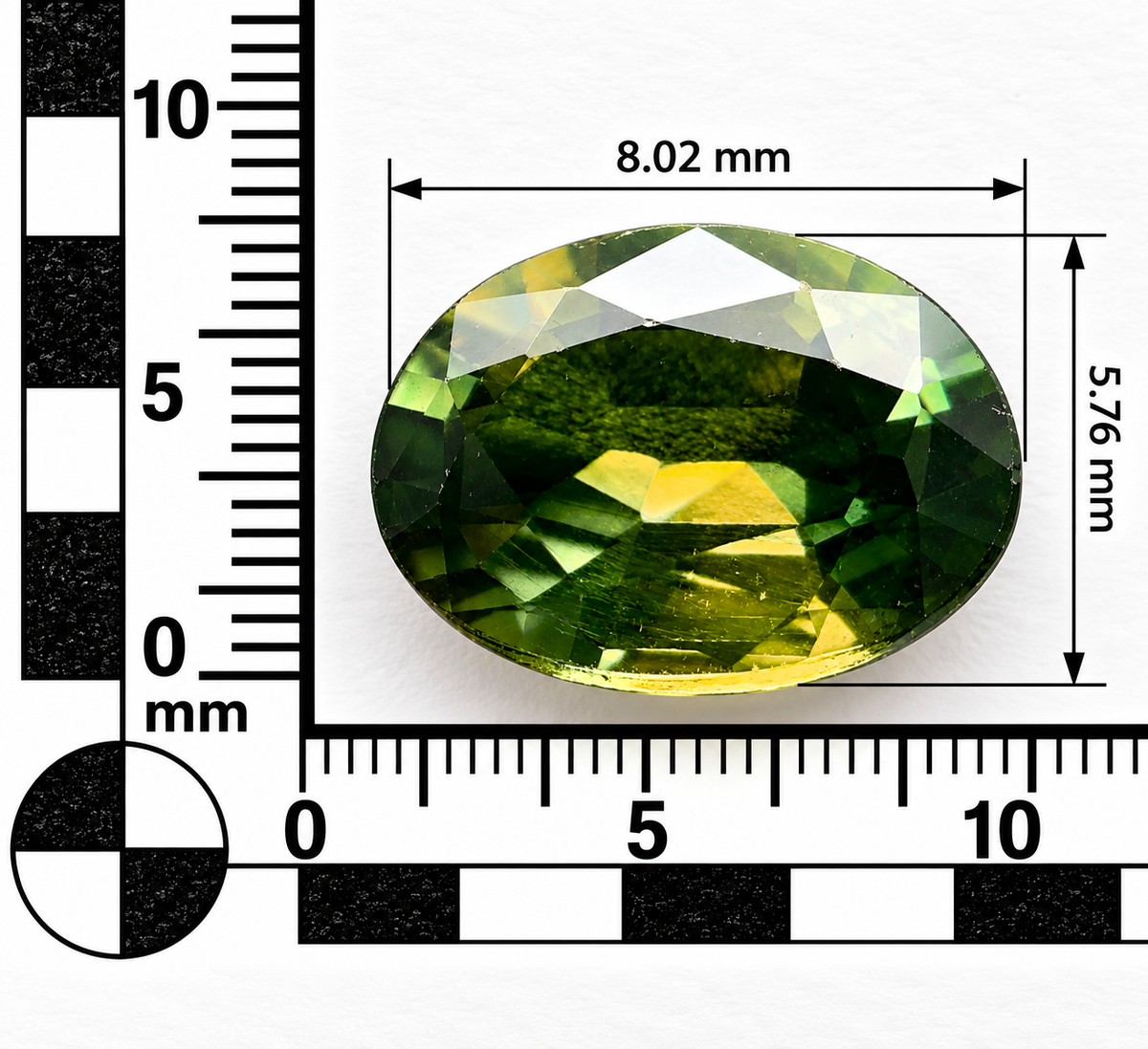 Zaffiro Bicolore Naturale Ovale 1.50ct – Pietra Preziosa Rara per Alta Gioielleria